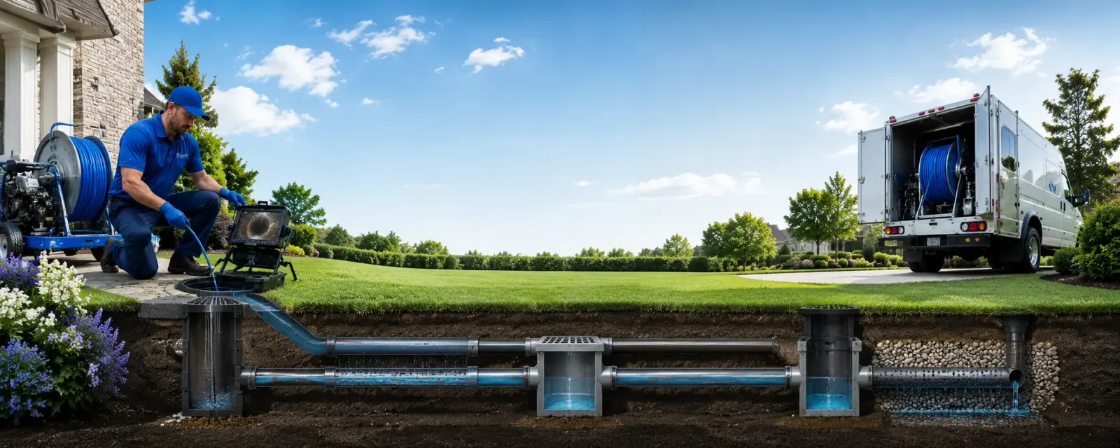 Outdoor drain cleaning information for Derby, IA